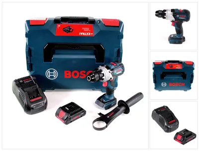 Zdjęcie produktu dla Bosch GSR 18V-110 C akumulatorowa wiertarko-wkrętarka 18V 110Nm bezszczotkowa + 1x akumulator ProCore 4.0Ah + ładowarka + L-Boxx