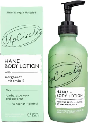 Produktbild von UpCircle 5060571721006, Lotion, Frauen, Feuchtigkeitsspendend, Nährend, Reparatur, Jeder Hauttyp, 250 ml, Pumpenflasche