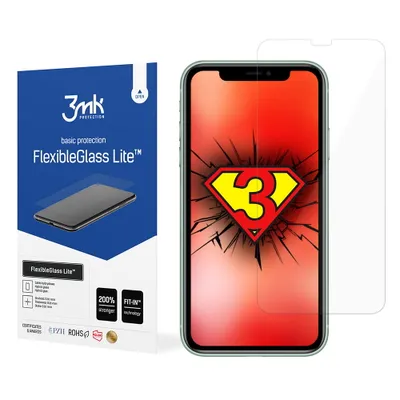 Produktbild von 3mk Display Hybridglas FlexibleGlass Lite für Apple iPhone 11 0,16mm 6H