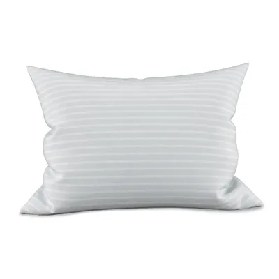 Obrázek produktu pro Povlak na polštář Atlas Grádl bílý proužek 25 x 5 mm Rozměr polštáře: 70 x 90 cm