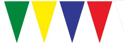 Produktbild von amscan 8800 Wimpelkette Plastik - 400 cm