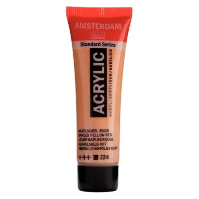 Immagine prodotto di Amsterdam Serie Standard Tubo di vernice acrilica 20 ml Giallo Napoli Rosso 224