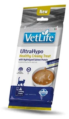 Produktbild von Farmina Vet Life Cat Ultrahypo Creamy Treat With Hydrolysed Salmon Protein 60Gr