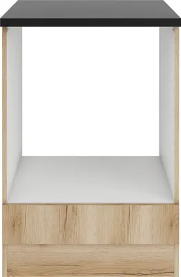 Produktbild von Optifit Herdumbauschrank Kaya290 BxTxH 60 x 60 x 88 cm wildeiche strukturiert matt zerlegt KLKA U634-0+