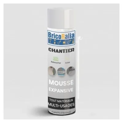 Image de Bricoralia Mousse Chantier_500ml - Dl Chemical