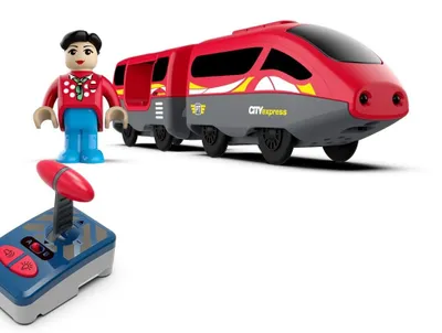 Obrázek produktu pro 2Kids Toys Elektrická vlaková souprava s ovladačem a figurkou