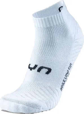 Produktbild von 2er Pack UYN Agile Low Cut Socken Unisex white 45-47