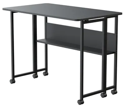 Obrázok produktu pre Mobilný skladací stôl Spacetronik 120x58 cm čierny na kolieskach