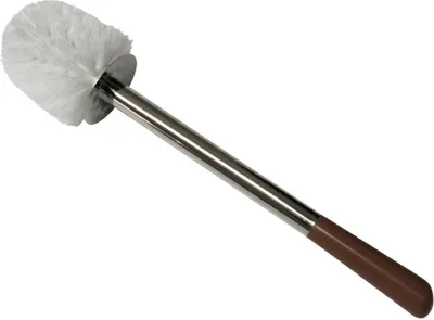 Produktbild von SANWOOD 6402494 Coppa braun WC Ersatzbürste komplett mit Stiel Toilettenbürste Bürstenkopf  ca:9x ø 8cm ø Gewinde12mm