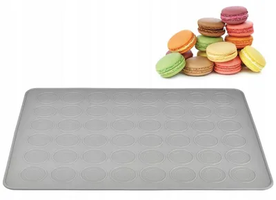 Produktbild von Brunbeste Silikon Backmatte für Makronen und Kekse