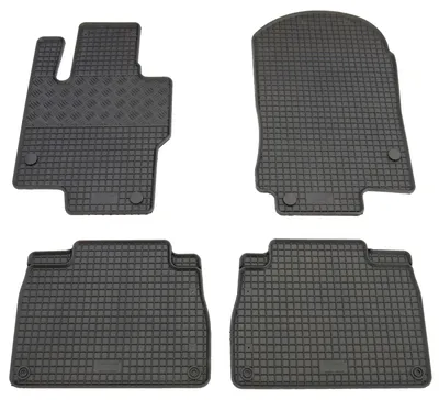 Gummifußmatten Set für Mercedes GLE W167 + Coupe C167 (2019-), 4-teilig, schwarz