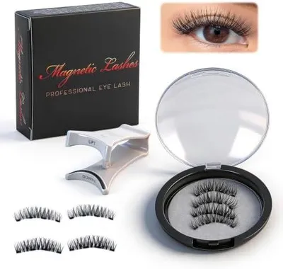 Produktbild von Magnetisches Wimpernset für einen natürlichen Look mit Applikator, wiederverwendbare Wimpern ohne Kleber und Eyeliner