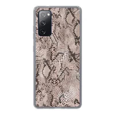 Produktbild von MuchoWow® Handyhülle Schutzhülle Hülle für Samsung Galaxy S20 FE Tiermuster - Grau - Schwarz Silikon Softcase Handy Hülle - Abdeckung