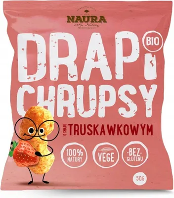 Obrázek produktu pro Naura jahodové chipsy, veganské a bezlepkové, 50 g
