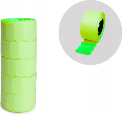 Zdjęcie produktu dla Etykieta do metkownic HMTC jednorzędowa biała 26x12mm, nawój 800, zgrzewka 5 rolek