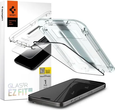 Obrázek produktu pro Spigen AGL06899, Apple, iPhone 15 Pro, Odolné proti poškrábání, Odolný proti nárazům, Průhledná, 1 kusů