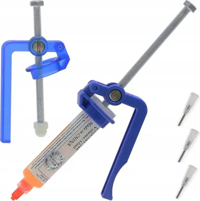 Productafbeelding van Fluxpistool TE-053 Spuitpistool – Precisie Dozering | Ø18,8 mm, 10 cm Schroef, 0,75 mm/omw | Voor Soldeerwerk