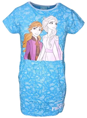 Produktbild von Sommerkleid Disney Frozen Elsa & Anna Hellblau 98 cm