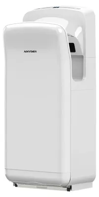 Handtrockner, HEPA-Filter, 1750-2050 W, 7-10 s, Weiß