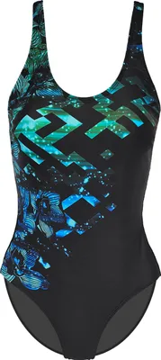 Produktbild von BECO the world of aquasports Badeanzug Aqua Classic im sportlichen Design mit figurformender Passform schwarz-blau 36 C