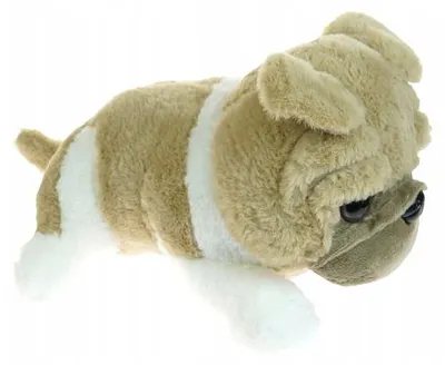 Produktbild von Bulldog Stofftier Hund Kuscheltier Plüschtier 25cm