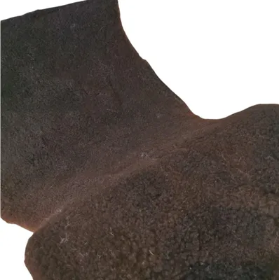 Produktbild von TOP Schaffell | 140cm | Echtes Lammfell |Teppich Deko | Natur-Braun | Sitzauflage.Größe:120cm - 130cm,Haar-Länge:Kurz 2-5cm