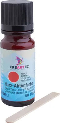 Produktbild von Opake Harz-Abtönfarbe in Hellrot für Oberflächengestaltung mit Kaltglasur