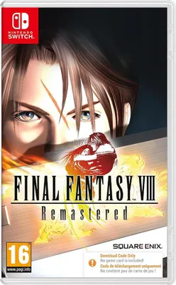 Obrázok produktu pre Square Enix FINAL FANTASY VIII Remastered (Switch), Nintendo Switch, T (neplnoletí), Kód v krabici