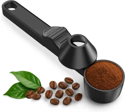 Produktbild von Kaffeelöffel mit Trichter für Kaffeekapseln, kleckerfreies Kaffee Dosieren für Espresso & Kaffeezubehör