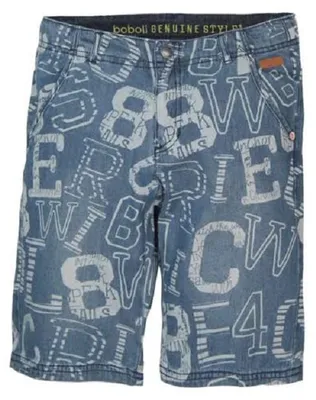 Produktbild von Bóboli Jungen Jeans-Shorts Buchstaben Gr. 98 - 164 128