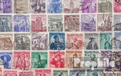 Produktbild von Briefmarken Österreich 100 verschiedene Marken