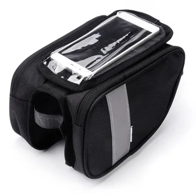 Produktbild von Fahrrad Rahmentasche, Lenkertasche, Handytasche, Wasserdicht, Touchscreen  Meteor Torys