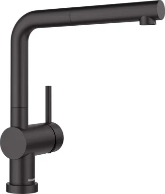 Immagine prodotto di Miscelatore da cucina Blanco con doccetta LINUS-S nero opaco 527523
