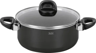 Productafbeelding van SILIT braadpan 24 cm, Modesto lijn, zwart, artikelnummer 102532
