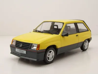 Produktbild von MCG 18431 Opel Corsa A SR 1983 gelb 1:18