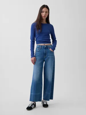 Produktbild von GAP High Rise Stride Wide-Leg Ankle Jeans 29REG