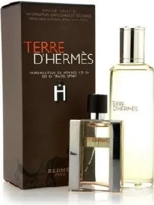 Zdjęcie produktu dla Hermès Terre d'Hermes SET 30 ml EDT spray + 125ml EDT uzupełnienie