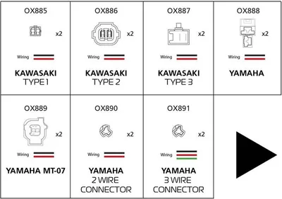 Image de Câble d'adaptateur de clignotant OXFORD - pour Yamaha 3