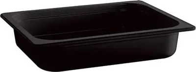 Produktbild von APS 84307 GN 1/2 Behälter ECO LINE, 32,5 x 26,5 cm, Tiefe 100 mm, 4,7 Liter, Melamin, schwarz