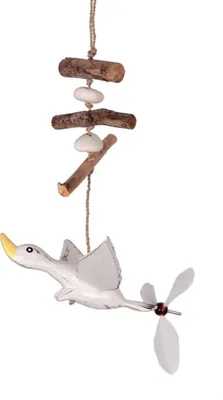 Produktbild von Windspiel Vogel Länge ca. 30 cm wind chime bird