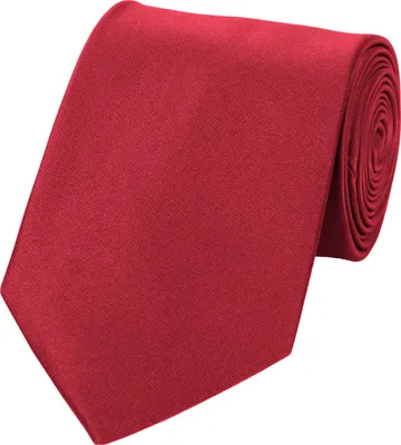 Produktbild von Fabio Farini - 1 Stück Herren Krawatte Rot - verschiedene Rote Männer Schlips in 8cm Breit (8cm), Rot - Brick Red