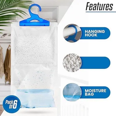 Produktbild von Famanu Luftentfeuchter Feuchtigkeitsabsorber - 6er Set