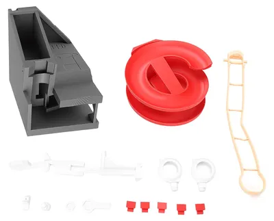 Produktbild von Automatischer Ballspender PLA 3D-Druck Tragbare Abschlagmaschine Swing Training Launcher für die Praxis