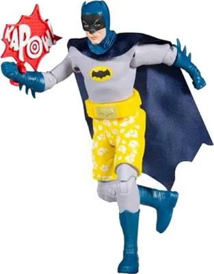 Produktbild von McFarlane Toys DC Retro Actionfigur Batman 66 Batman Swim Shorts 15 cm