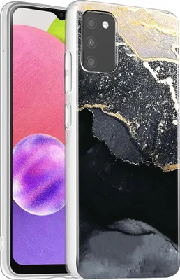 Immagine prodotto di Custodia per Samsung Galaxy A03s Copertura protettiva Marble Motif Custodia per cellulare Silicone Slim Cover