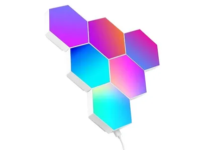Obrázok produktu pre Šesťuholníkové RGB ambientné osvetlenie Tracer -Smart Hexagon 9W 6 žiaroviek