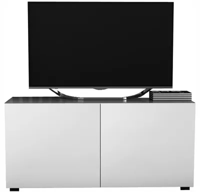 Zdjęcie produktu dla szafka RTV pod telewizor szary biały mat 100cm - 100 200 300 400 cm