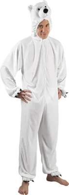 Produktbild von B88026-195 Eisbär Kostüm Damen Herren Gr.bis max. 195 cm Körpergröße