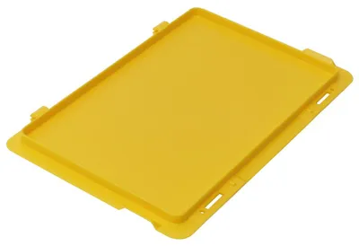 Obrázek produktu pro Warmbier výklopné víko pro skladovací kontejnery, ESD, 300 x 200 mm, žluté 5311.Y.32.S