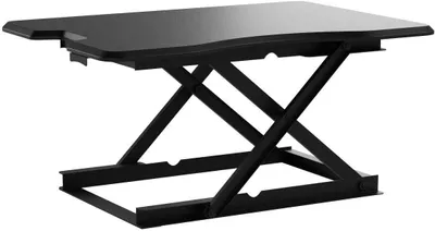 Schreibtisch-Konverter höhenverstellbar 81 cm schwarz
